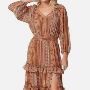 Jessica Simpson Boho Tiered Maxi Dress – Size Small ✨